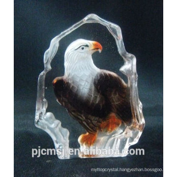 2015 hot sale Cheap crystal iceberg for decoration eagle crystal image